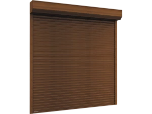 Рулонные ворота утепленные из профиля серии rh77m 1500x500