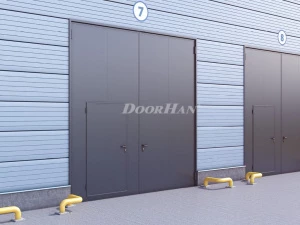 Промышленные распашные ворота DoorHan с сэндвич-панелью 4500x3000