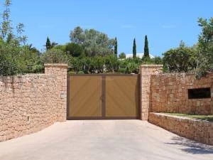 Уличные распашные ворота премиум, 3800х2200