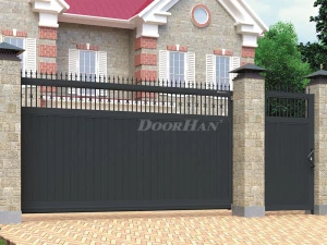 Автоматические откатные ворота с пиками DoorHan серии slg-a 5200x3000