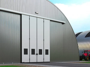 Промышленные откатные ворота DoorHan без нижней направляющей серии isg 2500*5000