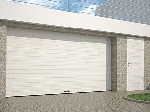 Секционные ворота в гараж DoorHan серии rsd01 biw, панель доска, 3000х2000