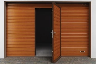 Автоматические ворота DoorHan с калиткой 2500х2200