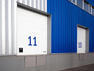 Промышленные секционные ворота DoorHan серии isd01 6200x5500