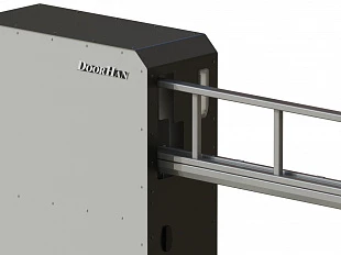 Антивандальный шлагбаум DoorHan серии barrier protector (защитный барьер), длина стрелы 4,5 м