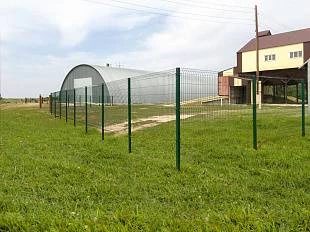 Секция Оптима Лайт из прутка 3,5 мм, 2535x1530 с ячейкой 55х200 цвет зеленый ral 6005