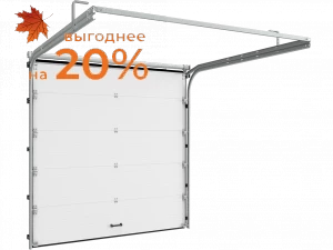Секционные гаражные ворота с торсионными пружинами из алюминиевых панелей (люкс) серии rsd02lux (термостойкие) (3000*3000)