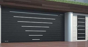 Секционные подъемные ворота DoorHan с приводом 3200х2600
