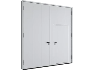 Распашные гаражные ворота серии vrgmv01 3000x2900