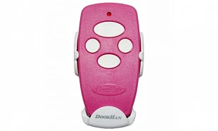 Пульт для ворот и шлагбаумов 4-канальный серии transmitter 4 (трасметтер 4) розовый