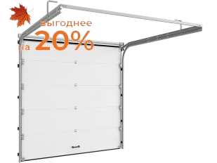 Секционные гаражные ворота с торсионными пружинами из алюминиевых панелей (люкс) серии rsd02lux (термостойкие) (3000*1800)