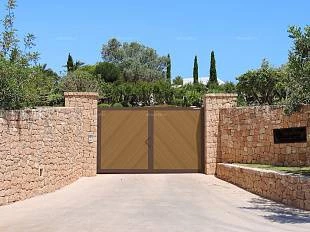 Уличные распашные ворота премиум, 3200х1900